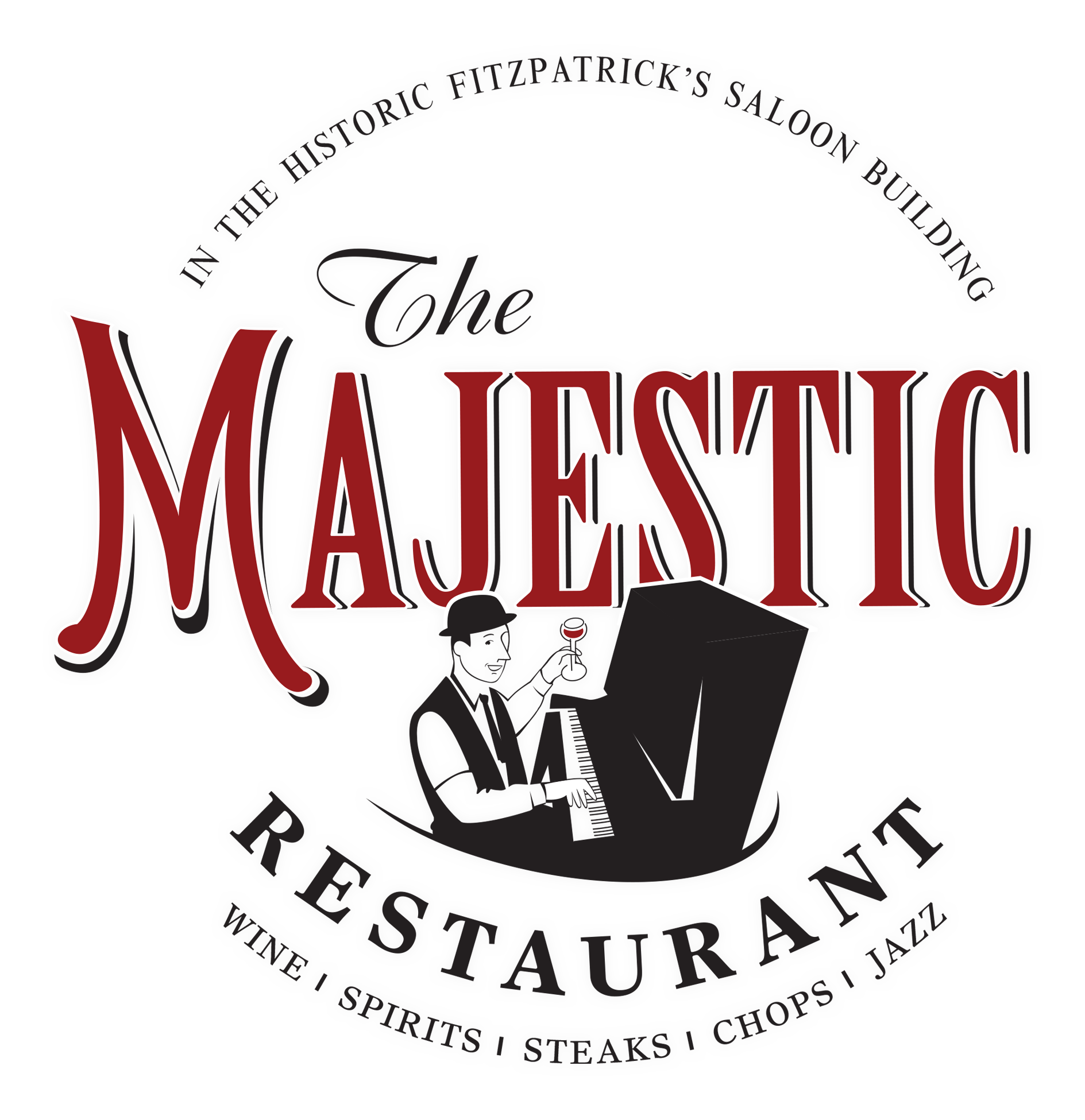 Majestic Logo Clean Large glow 1